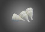 High Density Zirconium Oxide Ceramic Part White Zirconia Ceramic Funnel