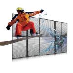 P5.2-10.4 Outdoor Transparent LED Display SMD1921 5000nits 75% High Transparency