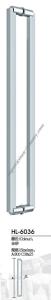 China Stainless steel door handle HL6036, dia38 X 25 X 800 factory