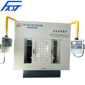 China Jinan Customized CNC Double-Spindle Round Parts Drilling Machine Model FLZ500-30-2 Exported to Russia factory