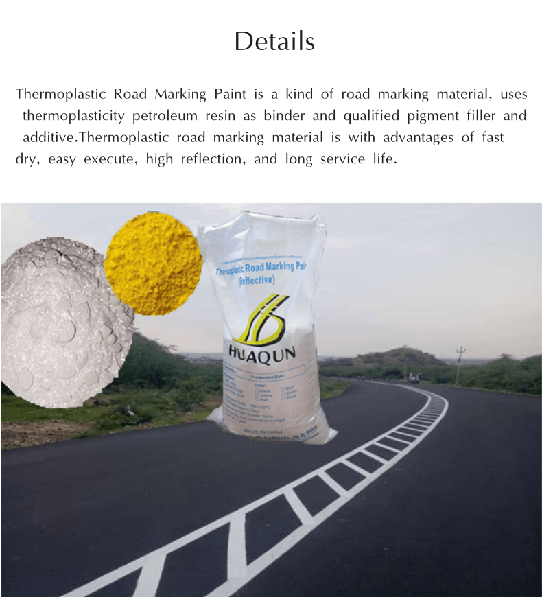 CAS 64742-16-90 Reflective Road Line Marking Paint Powder With Premixed Glass Beads
