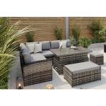 General Outdoor Furniture AJUNION All Weather Garden Sectional Sofa with Rising