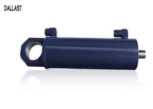 China HSG Series Double Acting Hydraulic Ram with Piston Chrome Rod , Double Acting Ram Cylinder factory