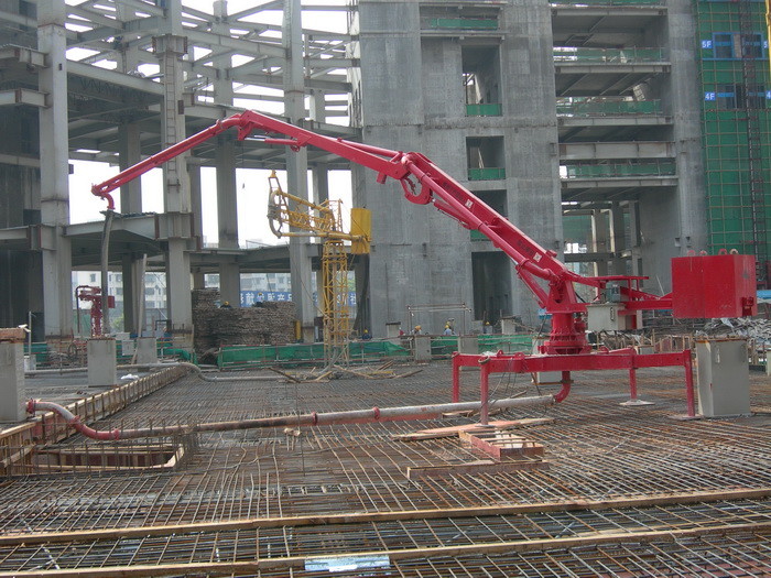 Flexible 12m Manual Concrete Placing Boom Compact Structure