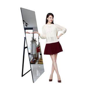 China Interactive 43inch DIY Smart Mirror Ad Player Floor Standing type factory