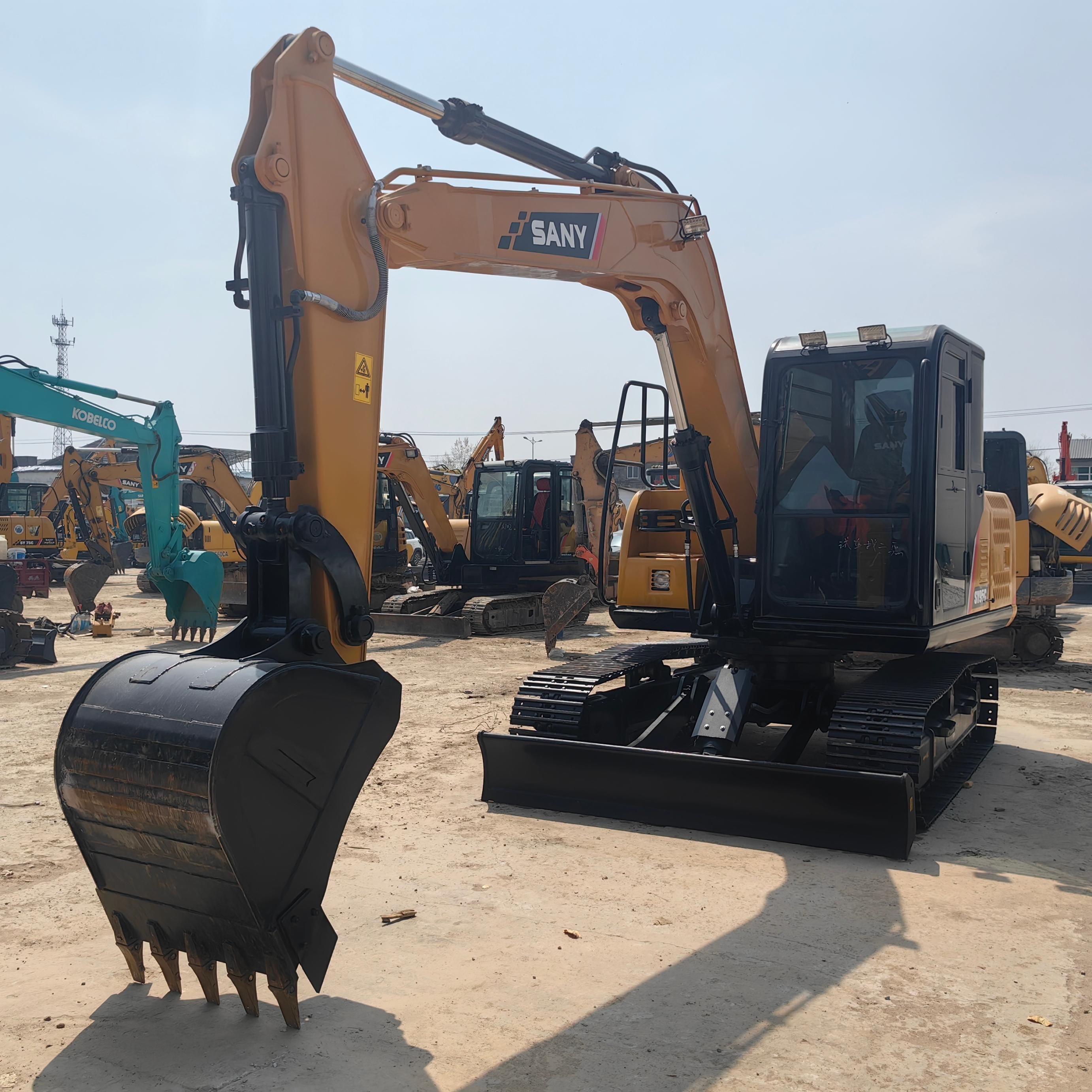 Original Brand Sany 95c High Quality Used Excavators 9 Ton Mini Crawler Digger for Construction