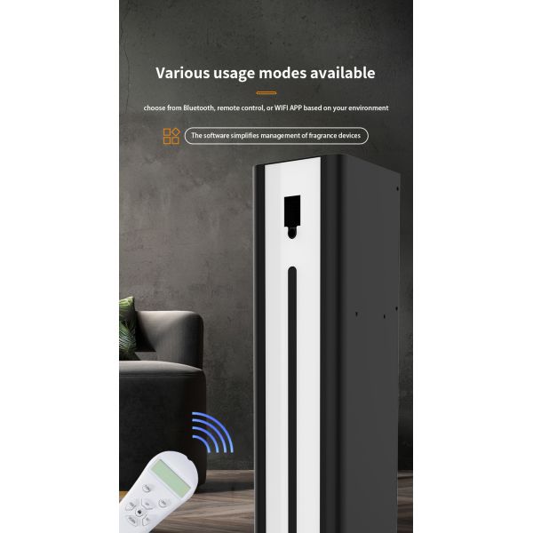 Floor Standing Column Commercial Aroma Diffuser 1400ml Oil Capacity 5000cbm Coverage