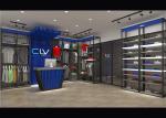 Casual Wear Shop Clothing Display Case , Brand Unique Design Clothes Hanger