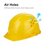 Industrial Protection T154 Ventilation Safety Helmet with Fabric Belts and