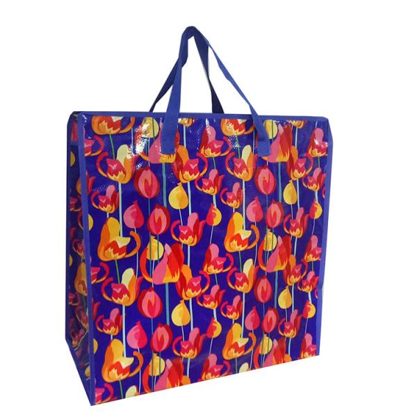 Assorted Colors Recycled Shopping Bags With Customized Printing And Customized