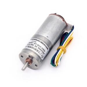 China JGA25-370B Large Torque Small DC Gear Motors 1360rpm With Tachometer Encoder factory