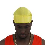 Yellow Promotional Designer Silky Durags Custom Logo