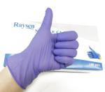 Puncture Resistant Nitrile Powder Free Gloves / Nitrile Medical Exam Gloves