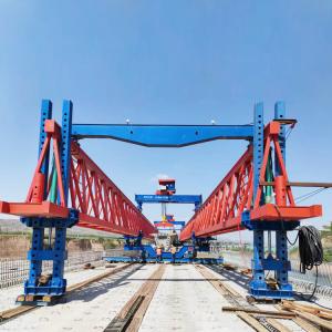 China Bridge Girder Launcher Crane Professional Steel Material PLC 5m/Min factory