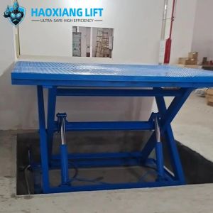 Fixed Scissor Lifting Platform - Large Custom Platform + Space-Saving - Higher