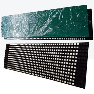 China Belt Conveyor Ceramic Pulley Lagging Drum Pulley Rubber Lagging factory