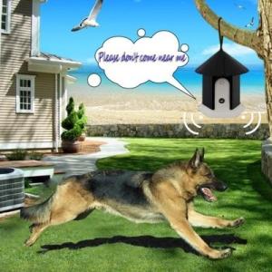 China Black 25khz Ultrasonic Bark Control Stop Barking Bird House factory