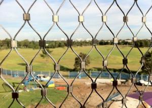 China 304 316 Stainless Steel Wire Netting , Durable Zoo Mesh Animal Cage Fencing factory