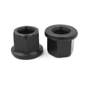 China ISO Standard High Flange Nut with Pad Plate Nut/Hexadecimal Flange Thickening Nut M10-M30 factory