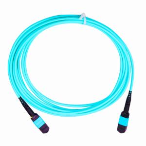 China 3.0mm Fiber Optic Cable Accessories , 5M Length MPO MTP Optical Patch Cord factory