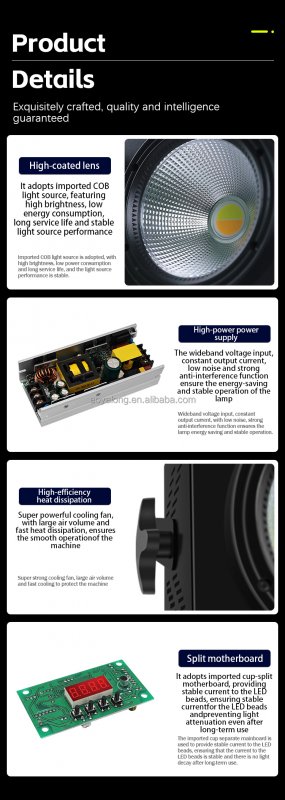 B02 Two-eye Audience Lights COB Face Light Strobe Special Effects Surface Light Par Light for Stage Dance Performances