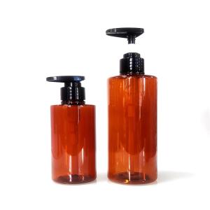 China 300ml 500ml Pet Cosmetic Pump Bottle For Shampoo Conditioner factory