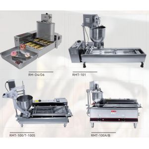 Mini Donut Maker Automatic Doughnut Machine 3 Nozzles Set Tainless Steel