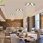 GU10 K9 Luxury Crystal Led Pendant Light Modern Classic Style