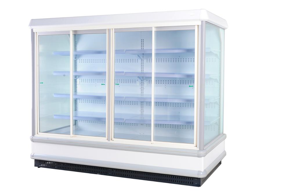Single Temperature Glass Display Freezer Customized Capacity For C - Store