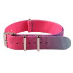 18mm Nylon Fabric Strap , Ombre Women Watch Band