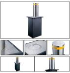 Wireless Remote Control 3M Reflective Film Smart Bollard One Way Hydraulic