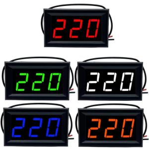 China AC 70-500V Digital Ammeter Voltmeter 0.56&quot; LED Digital Voltmeter factory