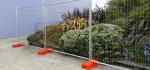 Outdoor Temporary Security Fencing With Anti Rust PVC Coated Surface