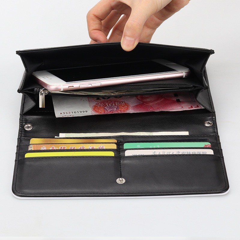 Waterproof Multiple Card Slots Sublimation Continental Ladies Wallet Womens Purse Clutch For Customized Photos
