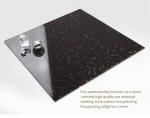 Square Shiny Porcelain Floor Tiles 600*600mm Black Gold Rose Polished