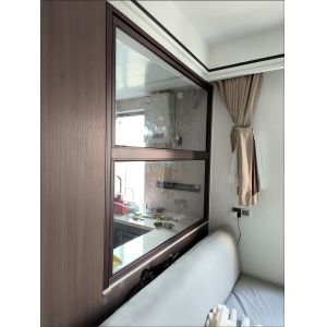 Access Fruit Tree Folding Window Enabling Direct Harvest from Indoor Kitchen