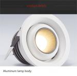 CE 15deg Anti Glare Spotlights 10W 3000K 4000K Color Temperature