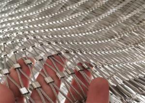 China 2mx30m Length SS316L Stainless Steel Wire Rope Mesh For Bridge Fence factory