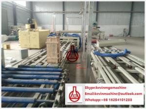China Wall Panel Forming Machine for 3 - 30 mm Thickness Fireproof MGO Wall Board factory