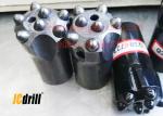 Tungsten Carbide Tapered Button Drill Bit For Rock / Mining 7/11/12 Degree