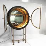 OEM Interior Stainless Steel Wine Cabinet Living Room Liquor Cabinet