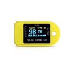 Bluetooth Finger Pulse Oximeter , Blood Pressure Monitor LCD Display 128*64