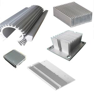 China Sustainable Aluminum Industrial Profile Outside Fin Aluminum Radiator For Air Conditioner factory