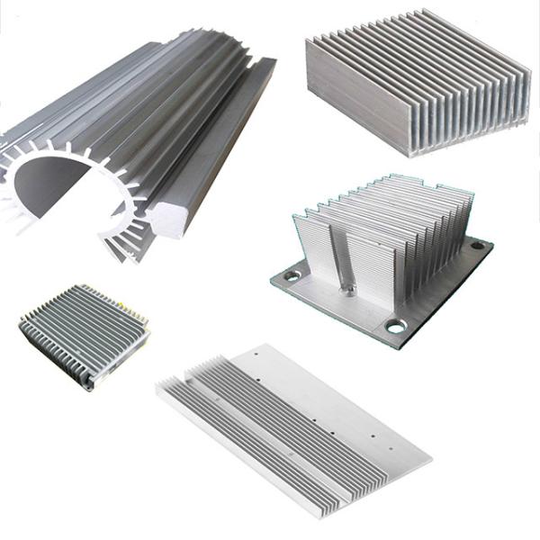 Sustainable Aluminum Industrial Profile Outside Fin Aluminum Radiator For Air