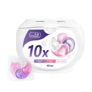 China Multi-Effect All-In-One Household Four-Cavity Beads for Cleaning Decontamination Wholesale Laundry Pods factory