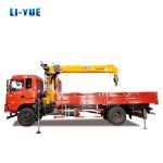6.3 Ton Hoisting Mobile Stiff Arm Truck Mounted Crane With WEICHAI Engine