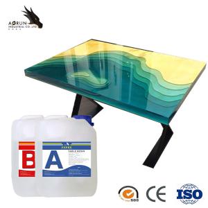 China Jewelry Making UV Resistant Epoxy Resin Tabletop Epoxy Wood Filler factory