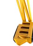 Wheel Slope Parking Anti Theft Wheel Lock Traffic Yellow