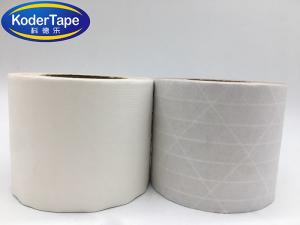 China Gummed Fiber Glass Inside 19.2lbs/ In Kraft Paper Tape For Bounding factory