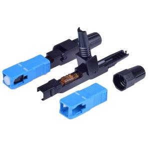 China Indoor cable FTTH Fast Connector , CE ROSH SC UPC Fast Connector factory